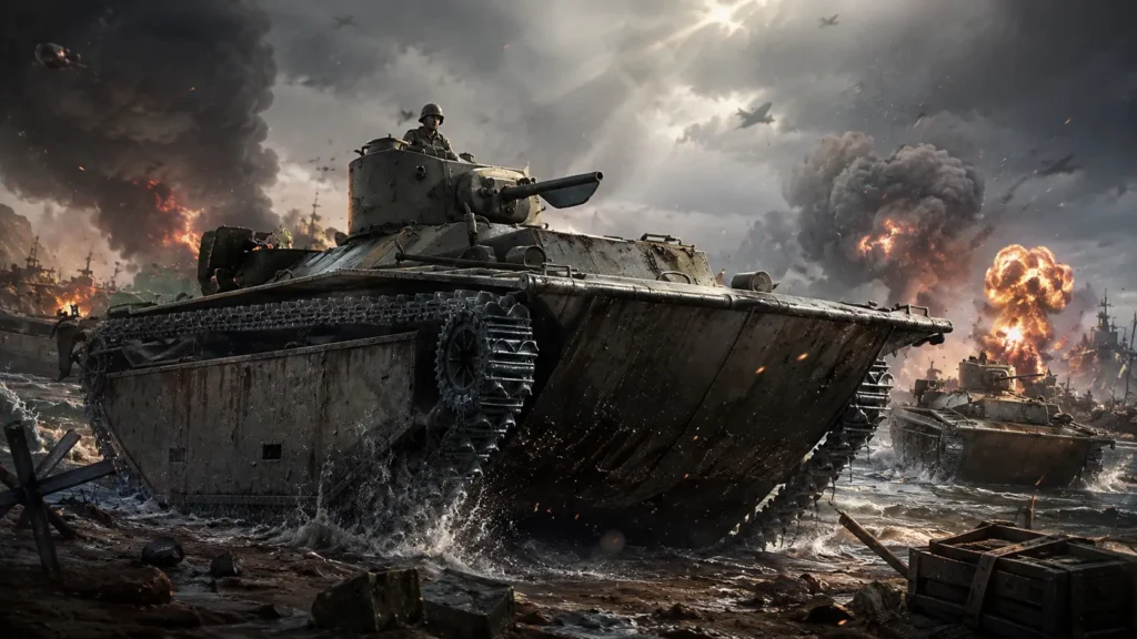 Амфибия LVT(A)(1): история создания, броня и разбор в War Thunder